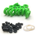 Colorful EPDM FKM Buna-n NBR Nitrile Rubber Flat Washer Silicone Flat O'Ring Flat Ring Gasket Spacer O Ring